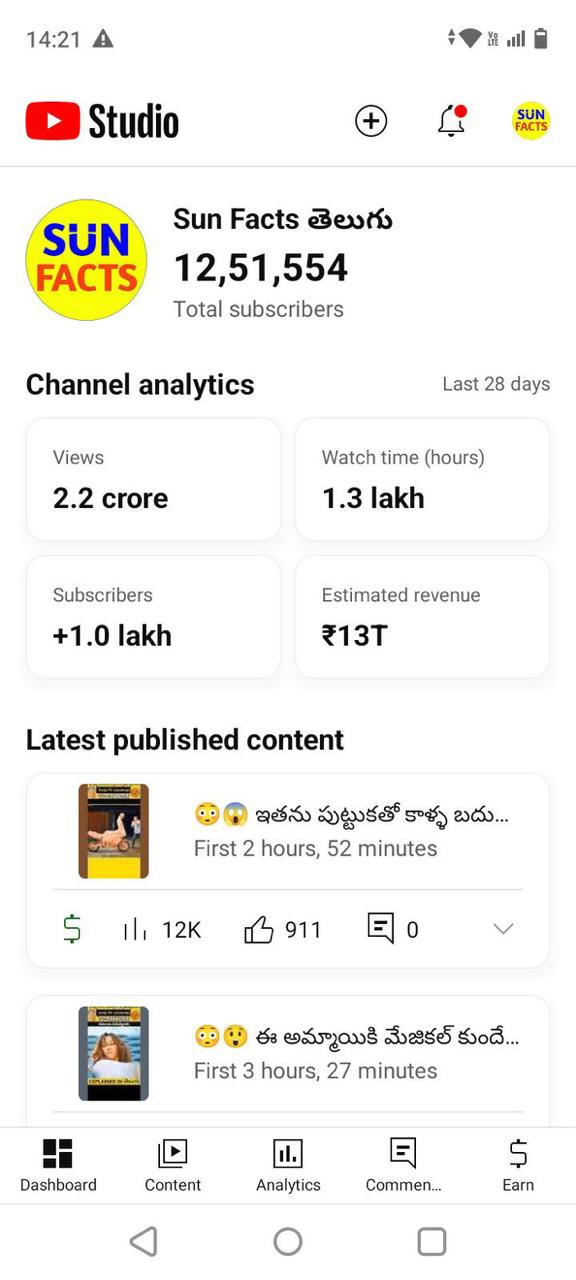 Entertainment Youtube Channel For Sale